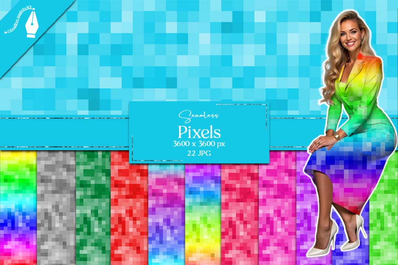 pixelated-digital-paper-pixels-seamless-pattern-pixel-textures