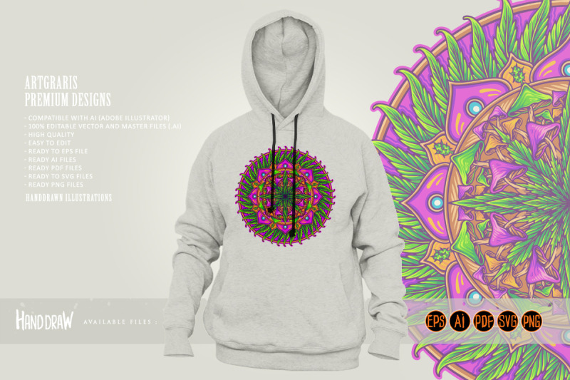 intricate-mandala-featuring-cannabis-leaves-and-geometric-shapes
