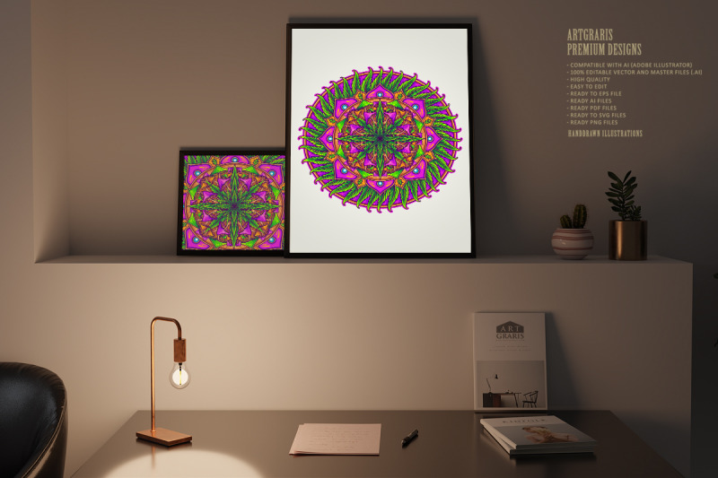 intricate-mandala-featuring-cannabis-leaves-and-geometric-shapes