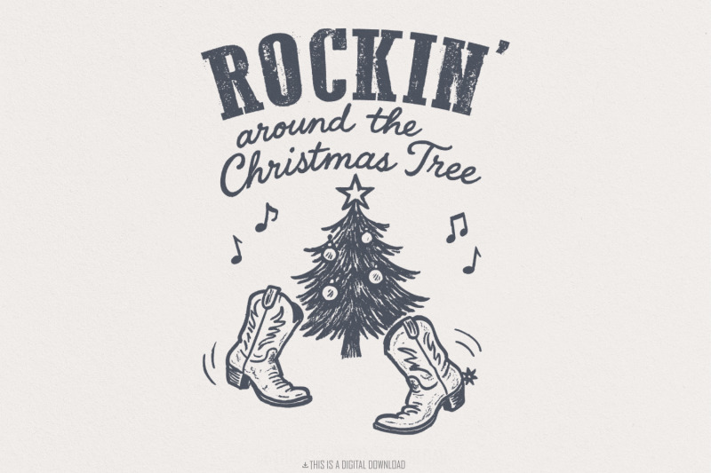 rockin-around-the-christmas-tree-png-retro-christmas-western-holiday