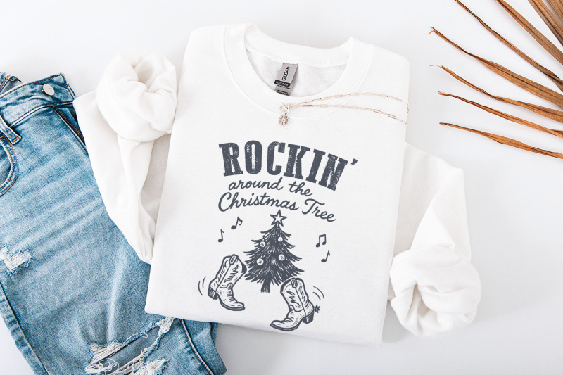 rockin-around-the-christmas-tree-png-retro-christmas-western-holiday