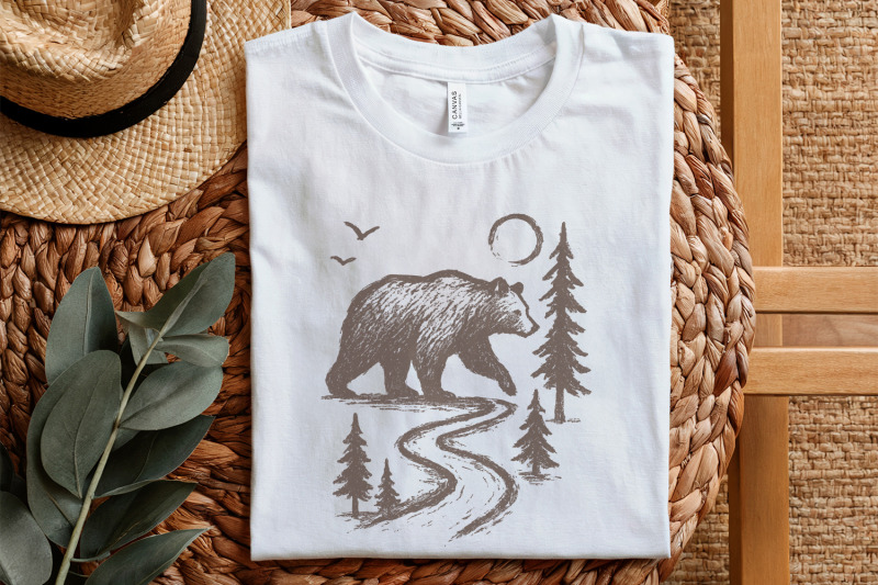bear-in-forest-path-png-wilderness-animal-png-download-rustic-nature