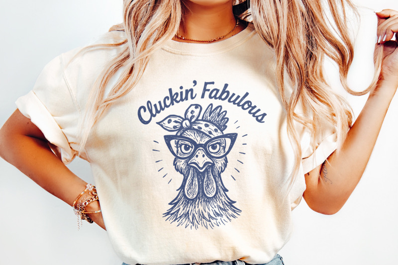 cluckin-039-fabulous-chicken-png-funny-chicken-shirt-retro-hen-art-for