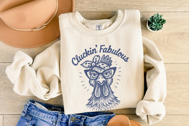 cluckin-039-fabulous-chicken-png-funny-chicken-shirt-retro-hen-art-for