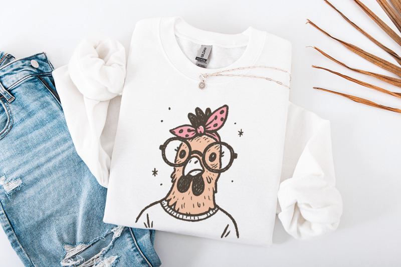 funny-chicken-glasses-png-quirky-chicken-png-digital-download-farm-a