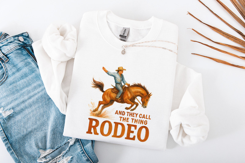 and-they-call-the-thing-rodeo-png-western-rodeo-art-cowboy-horse-rid
