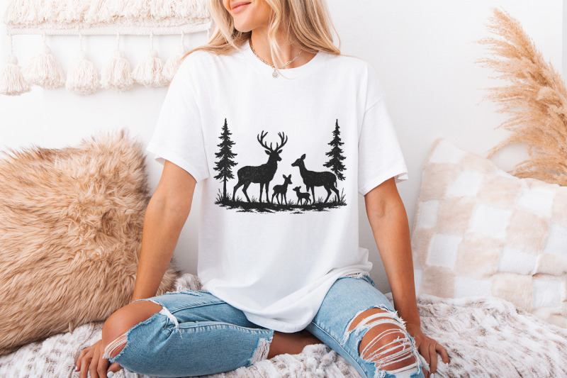 deer-family-png-woodland-forest-nature-png-vintage-wildlife-design-f