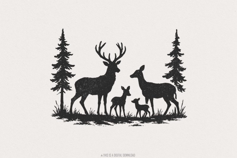 deer-family-png-woodland-forest-nature-png-vintage-wildlife-design-f