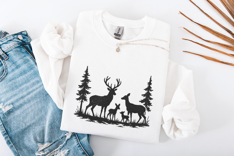 deer-family-png-woodland-forest-nature-png-vintage-wildlife-design-f