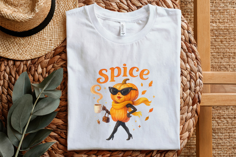 spice-pumpkin-fall-png-pumpkin-lady-coffee-png-cute-fall-aesthetic-p
