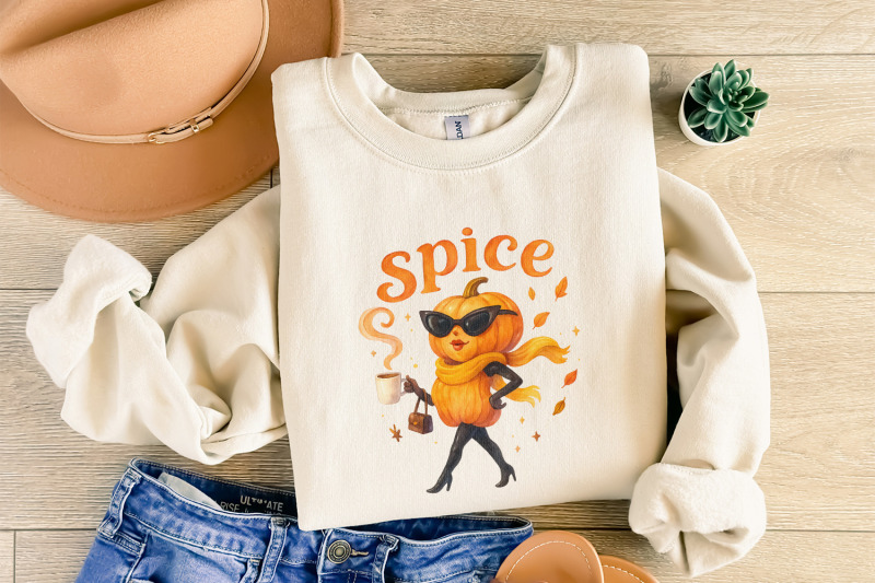 spice-pumpkin-fall-png-pumpkin-lady-coffee-png-cute-fall-aesthetic-p