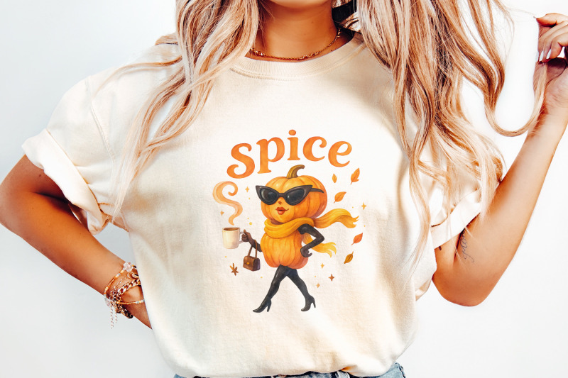 spice-pumpkin-fall-png-pumpkin-lady-coffee-png-cute-fall-aesthetic-p