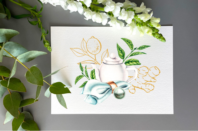 luxury-tea-watercolor-collection