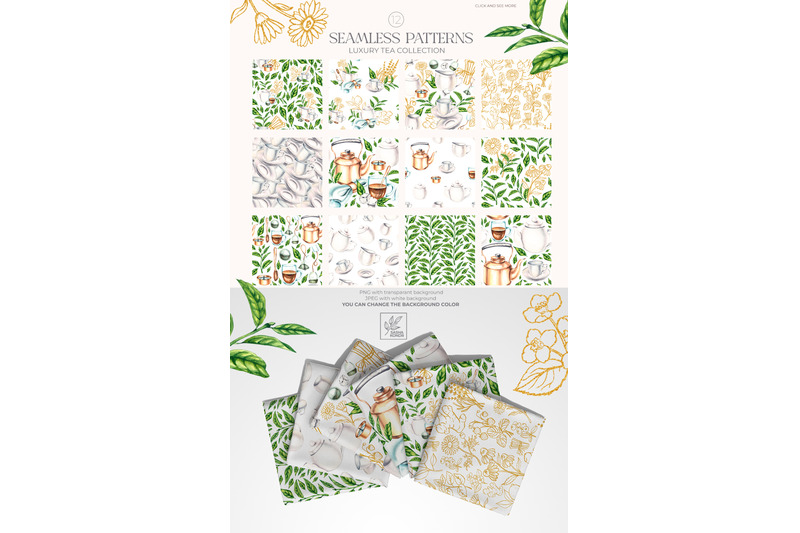 luxury-tea-watercolor-collection