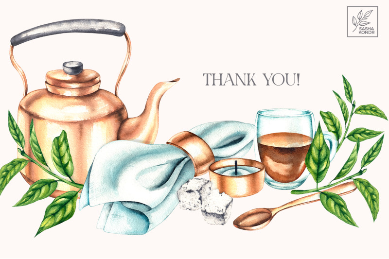 luxury-tea-watercolor-collection