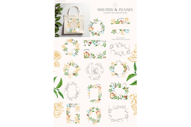 luxury-tea-watercolor-collection
