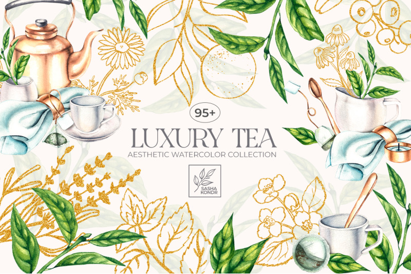 luxury-tea-watercolor-collection