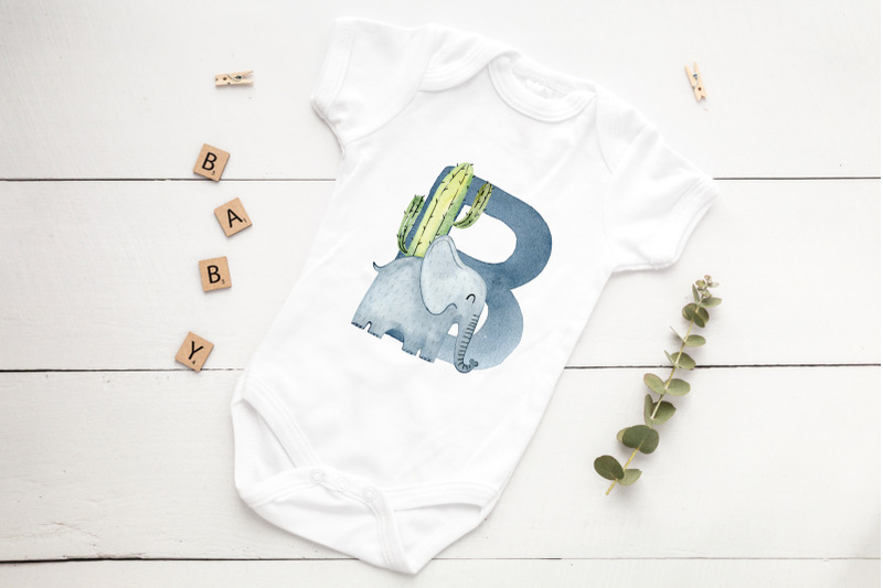 watercolor-alphabet-with-animals