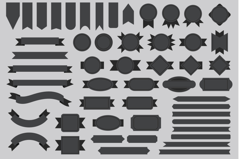 dark-gray-badge-amp-banner-full-clip-art-set