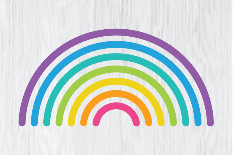 wide-rainbow-arch-clip-art-set