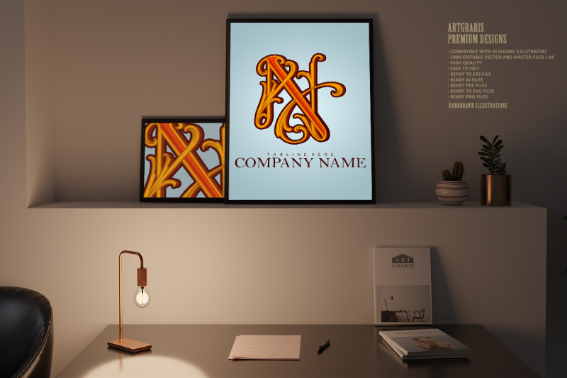 elegant-intertwined-n-monogram-for-brand-identity