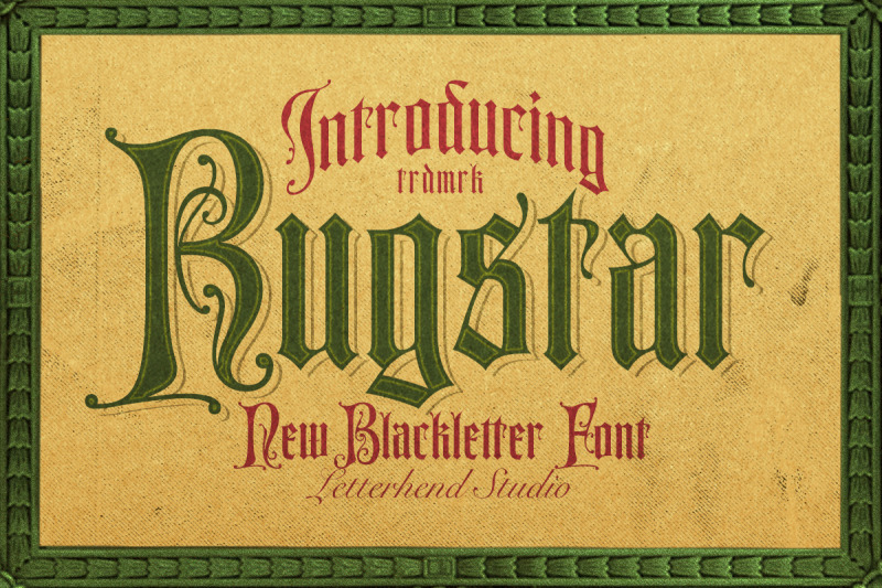 rugstar-blackletter-font