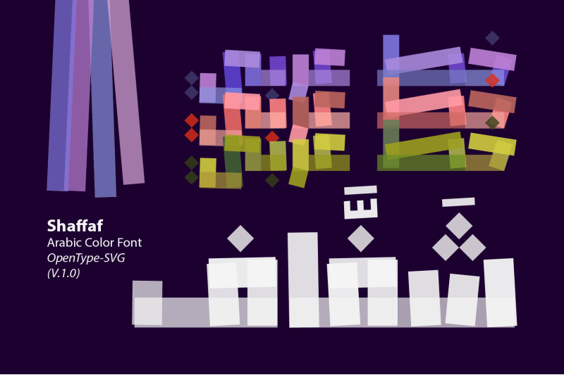 shaffaf-arabic-color-font