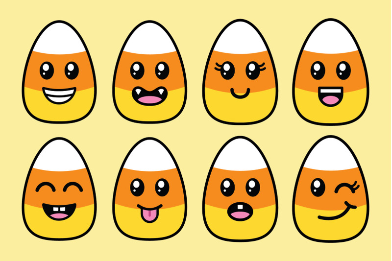 cute-halloween-candy-corn-clip-art-set