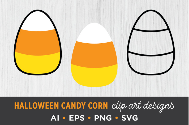 simple-halloween-candy-corn-clip-art-set