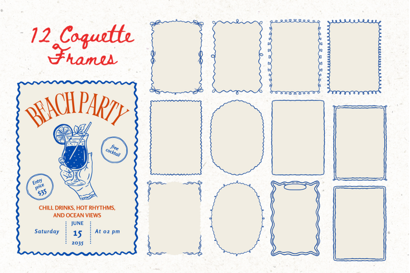 whimsy-seaside-summer-doodle-bundle