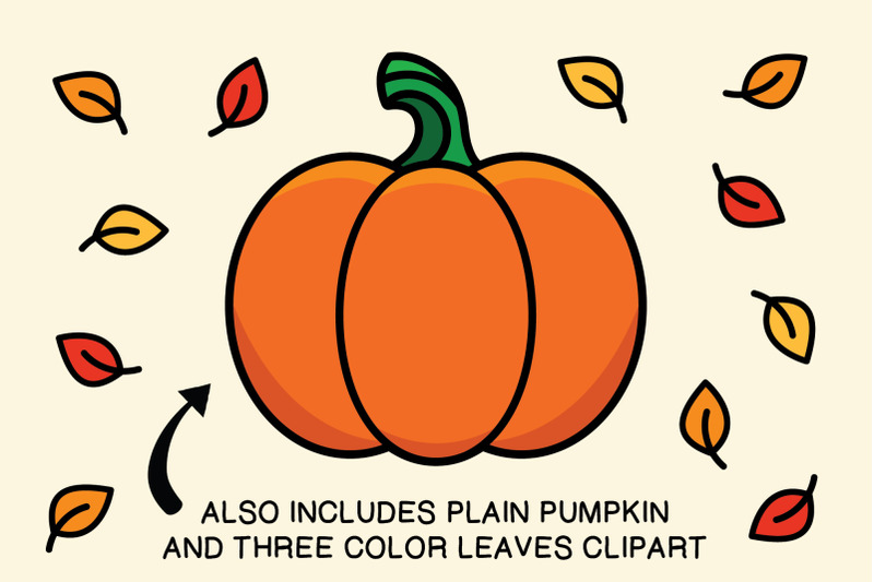 happy-orange-pumpkin-jack-olantern-clip-art-set