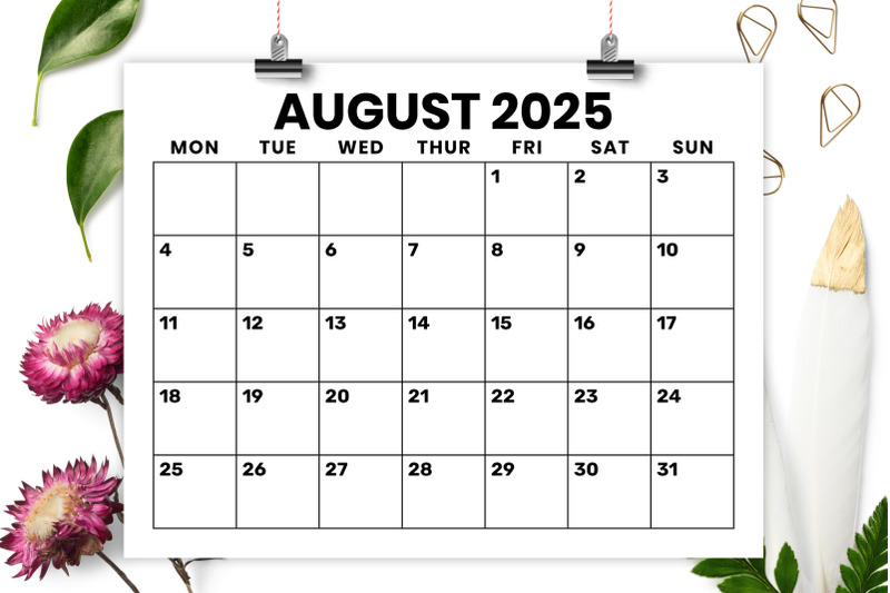 2025-8-5-x-11-inch-large-number-mon-sun-calendar-template