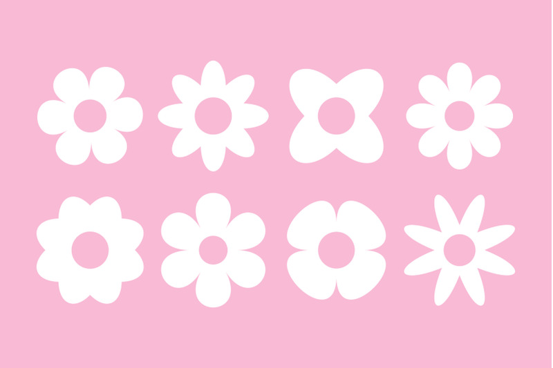 retro-flowers-clip-art-set