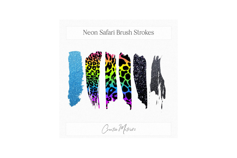 neon-animal-print-brush-strokes-clipart-colorful-safari-clip-art