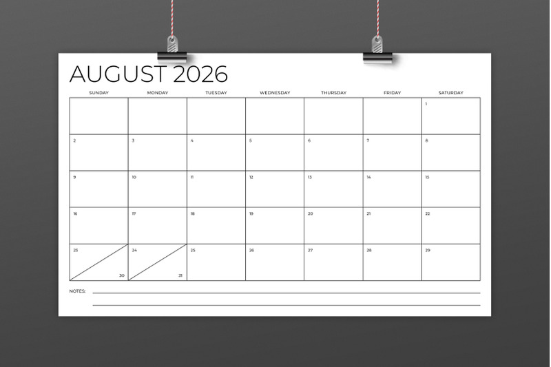 2026-8-5-x-14-inch-thin-sans-serif-calendar-template