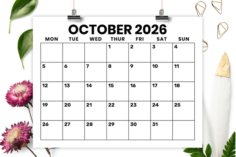 2026-8-5x11-large-no-mon-sun-calendar