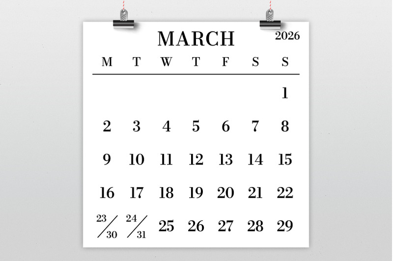 2026-12x12-large-no-mon-sun-calendar