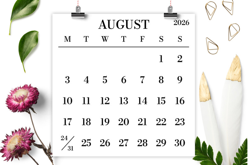 2026-12x12-large-no-mon-sun-calendar