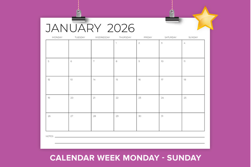2026-8-5x11-sans-serif-mon-sun-calendar