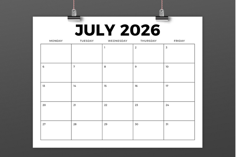 2026-8-5x11-bold-mon-fri-calendar