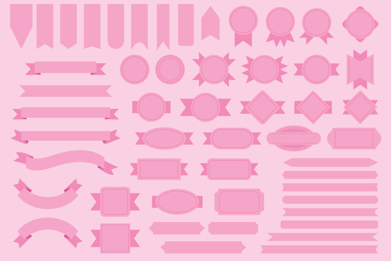 pink-badge-amp-banner-full-clip-art-set