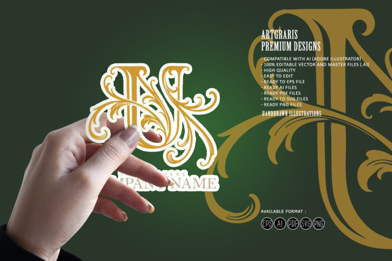 elegant-gold-u-monogram-with-ornamental-flourishes