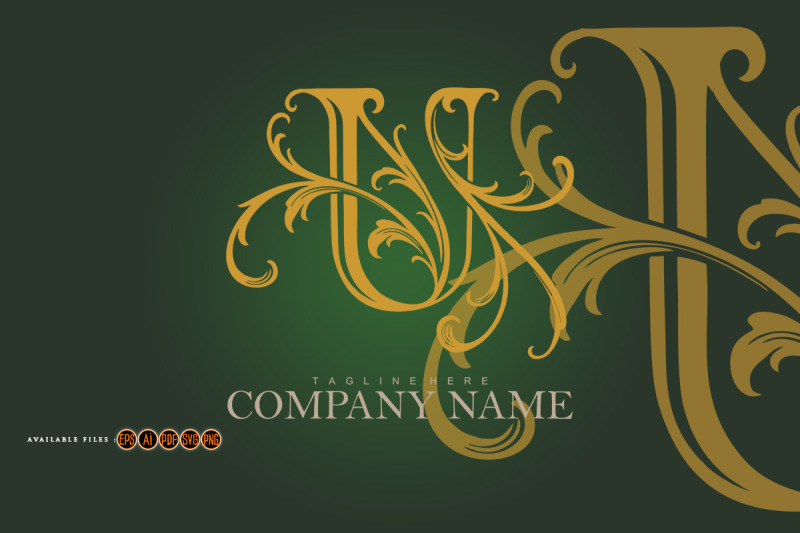 elegant-gold-u-monogram-with-ornamental-flourishes