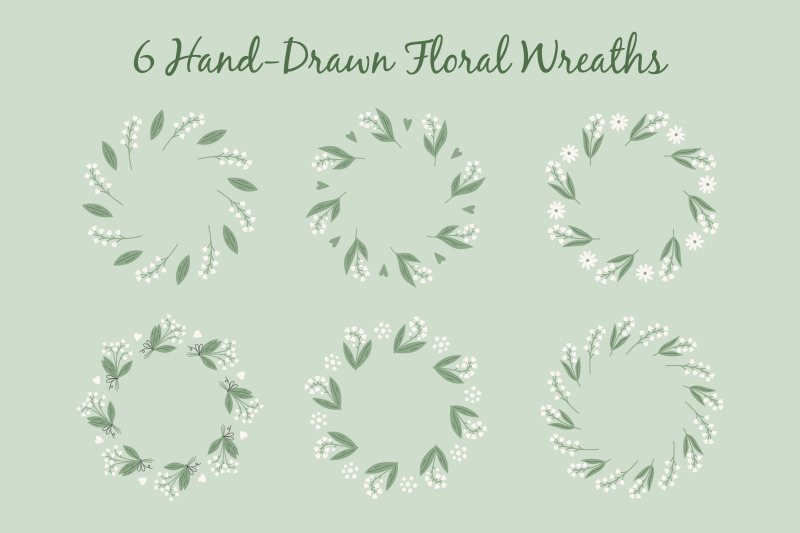 lily-of-the-valley-floral-frames