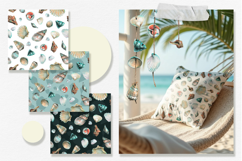 garland-of-shells-watercolor-nautical-collection