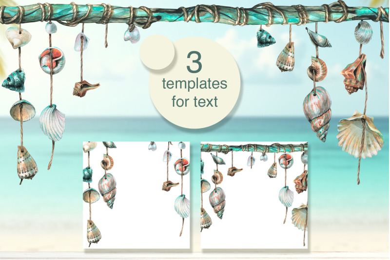 garland-of-shells-watercolor-nautical-collection