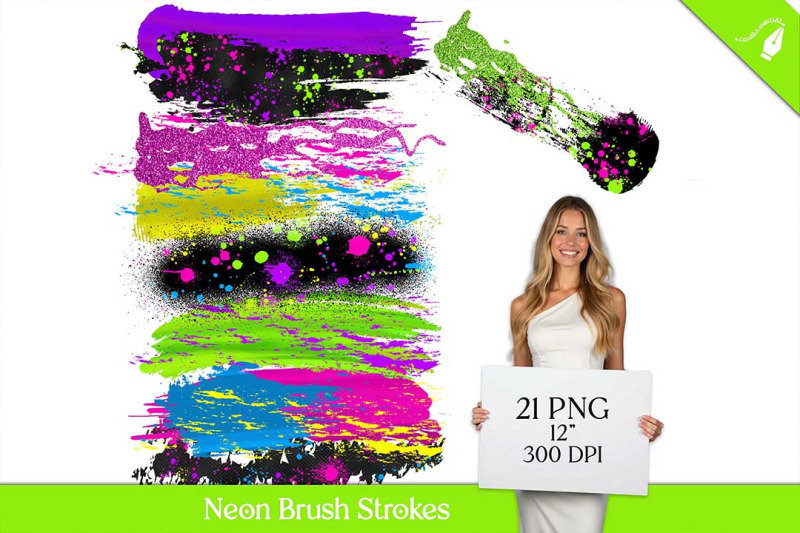 neon-brush-strokes-clipart-png-colorful-paint-splatters-clip-art