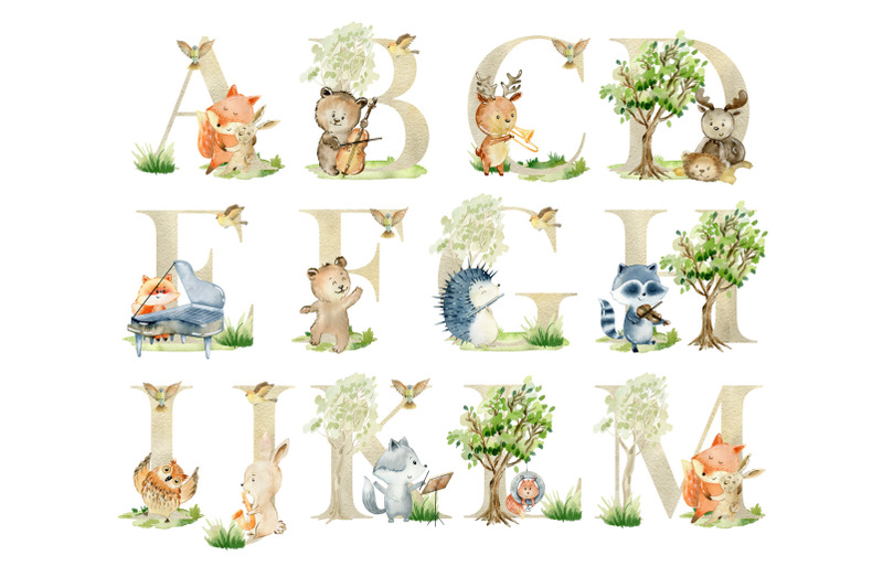 watercolor-forest-animals-clipart