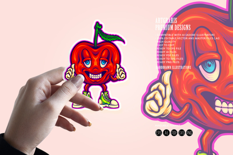 happy-apple-mascot-with-thumbs-up-cartoon-style