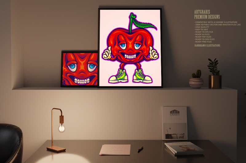 happy-apple-mascot-with-thumbs-up-cartoon-style